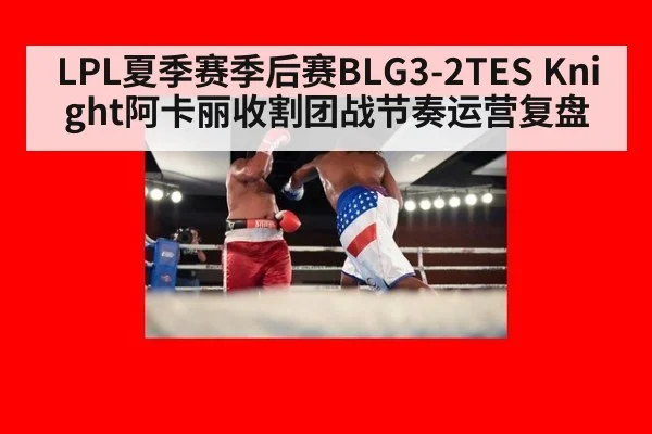 LPL夏季赛季后赛BLG3-2TES Knight阿卡丽收割团战节奏运营复盘